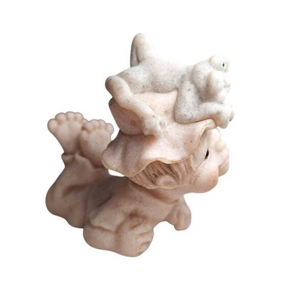 Quarry Kids Frog Child Figurine Franklin Fyfe Hitchin a Ride Vintage 2001 - Picture 4 of 10